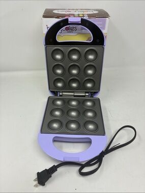 Baby Cakes Mini’s Lilac Cake Pop Maker - 9 Cavity Electric Baker (never used)